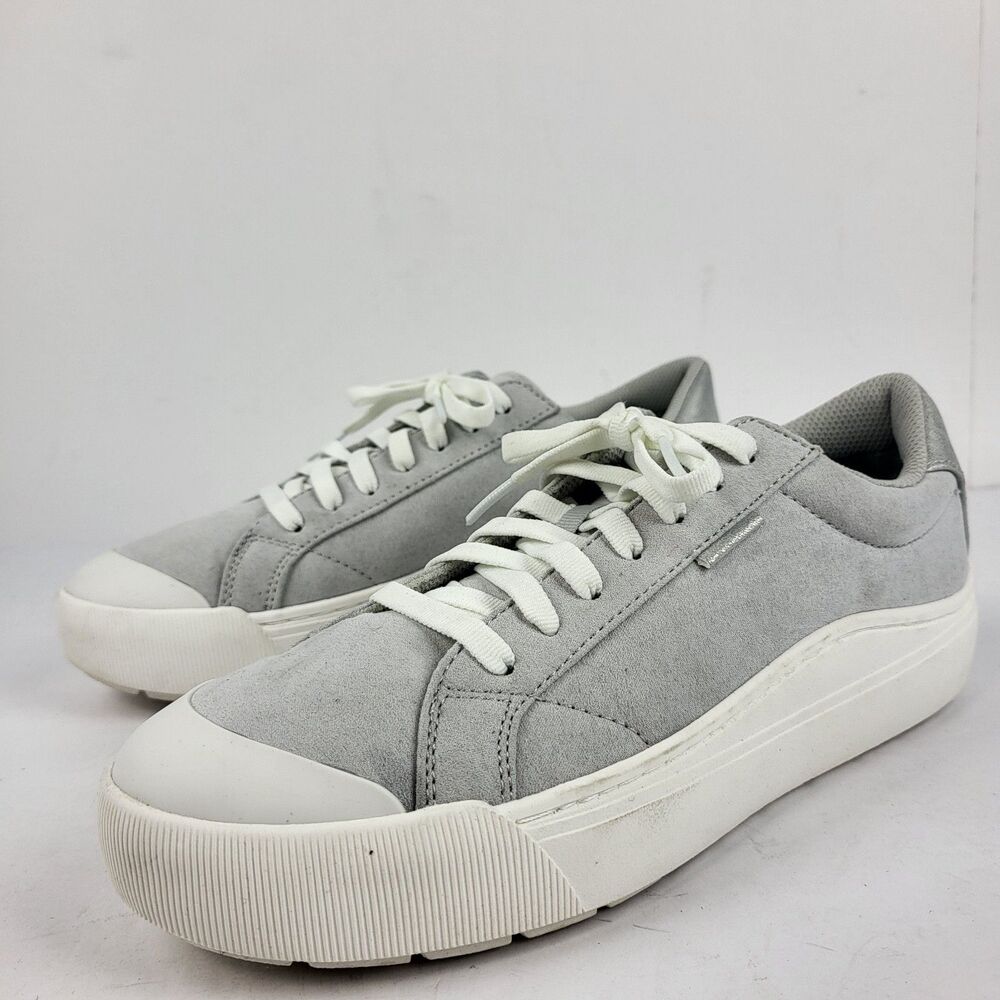 Dr. Scholl's Time Off Women's Vapor Grey Canvas Casual Shoes size 9.5